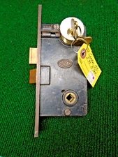 REMANUFACTURED 1341 RH FRENCH DOOR MORTISE LOCK:  2" BACKSET, 7 7/8" FACE(20088)