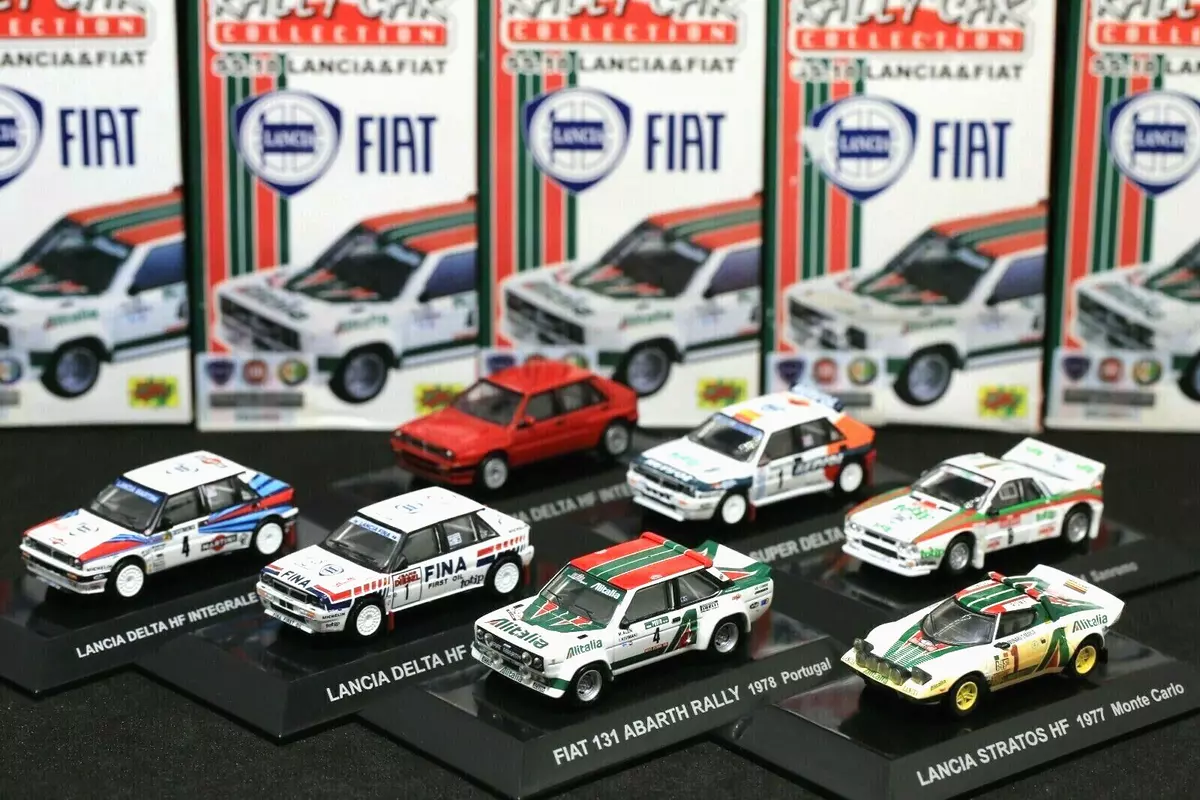 Cm's 1/64 Rally Car Collection SS.18 Lancia Delta Stratos 037 Abarth WRC 7 Cars