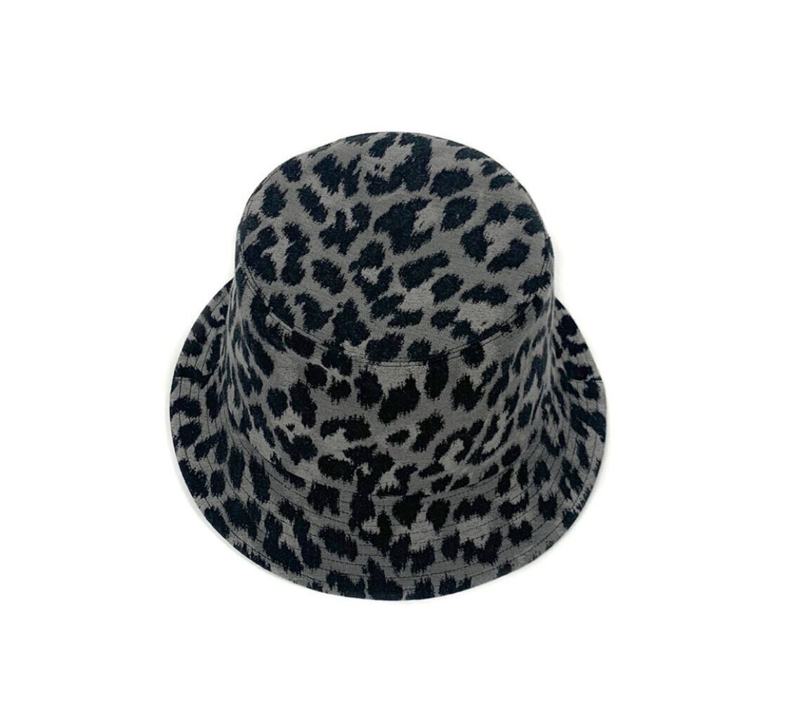 DIOR OBLIQUE BUCKET HAT Black Grey Blended Cotton Jacquard DIOR OBLIQUE BUCKET HAT Black Grey Blended Cotton Jacquard