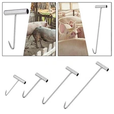 Manhole Hook Tool Single Hook Drain Cover Steel Lifter Sewer Heavy Duty Well Lid