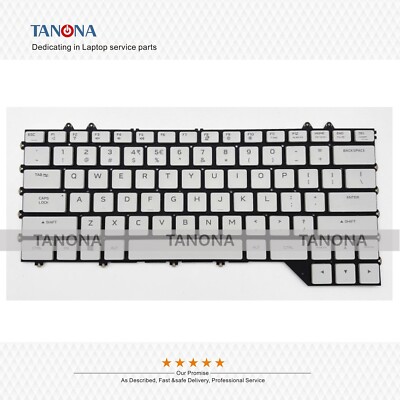 New 0GJT37 GJT37 For Dell Alienware M15 R4 Backlit Keyboard