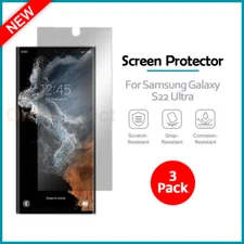 3-Pack LCD Clear HD Screen Protector for Android Phone Samsung Galaxy S22 Ultra