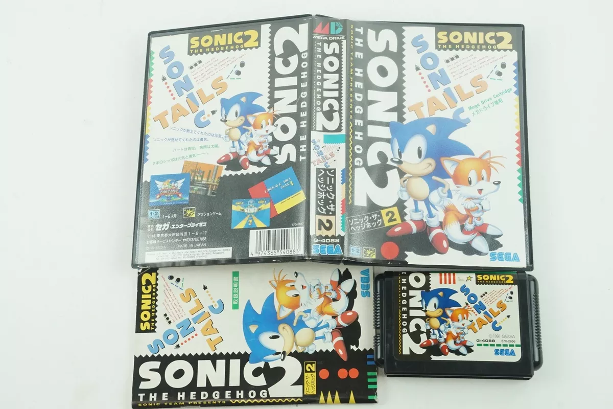 pre-owned SONIC THE HEDGEHOG 2 Mega Drive Sega md with box without box