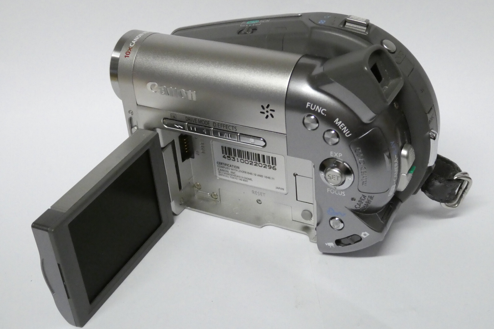 Canon DC 10 DVD Camcorder gebraucht DC10 eBay