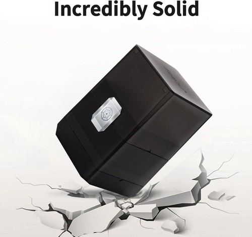 MTG Deck Card Box with Dice Storage - Black, Holds 100+ Cards - Picture 3 of 11