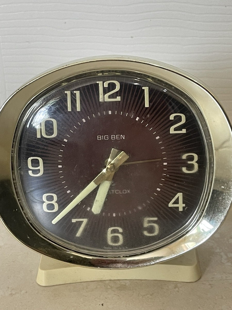 ベンジャミン机　ウォルナット　ブラウン　黒　ブラック　ビンテージ Amazon.com: Westclox Vintage Analog Black MDF Quartz