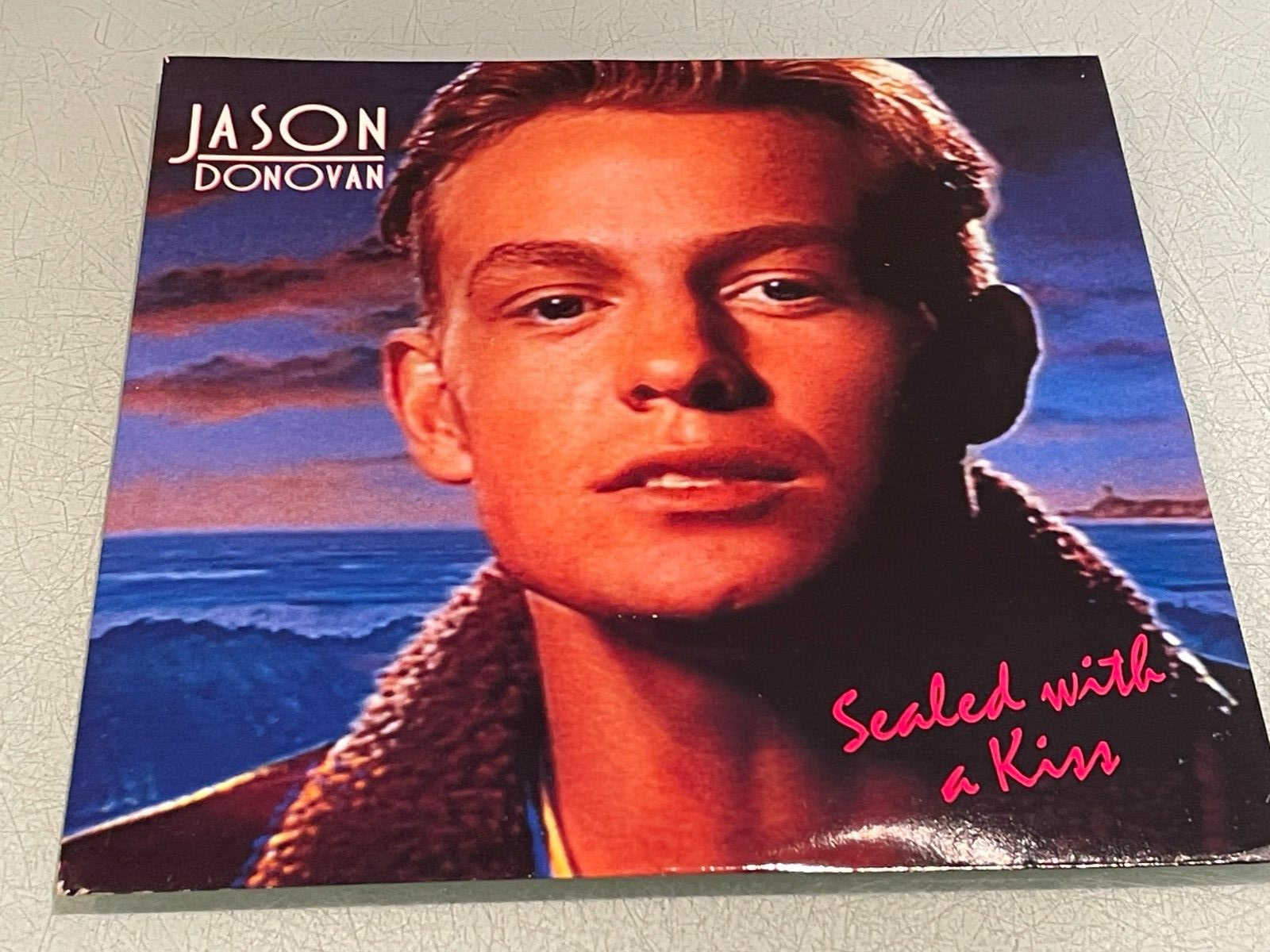 Jason Donovan - Sealed With a Kiss - Just Call Me Up - Vinyl Record 7"" Single