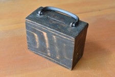 Cobre oxidado flash japonés todavía alcancía águila cerradura moneda caja fuerte