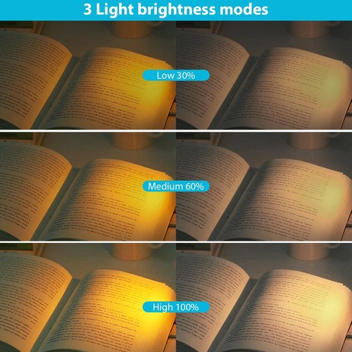 Lampe de bureau rechargeable USB pour le soin des yeux, lampe de lecture à 3 mod - Afbeelding 22 van 22