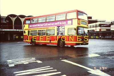 ORIGINAL 35mm DIA 7545-P.M.T. LEYLAND OLYMPIAN/ECW DOG786 A157UDM Hanley9.3.94