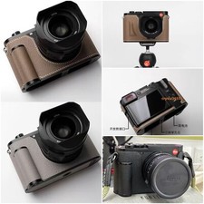 Half Case For Leica Q3 Big Grip Camera Cover Kontice Handmade Genuine Leather