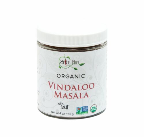 Organic Vindaloo Masala Seasoning Shaker Spice Jar w/ Salt