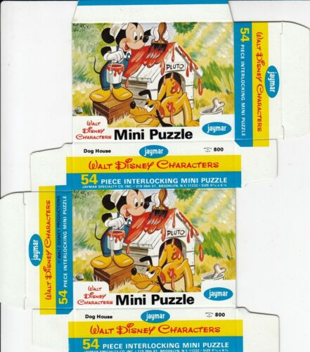 JUEGO DE 9 CAJAS MINI PUZZLE WALT DISNEY PERSONAJES JAYMAR DESPLEGADAS - Imagen 6 de 9