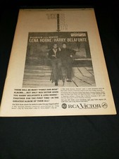 Lena Horne/Harry Belafonte Porgy And Bess Rare Original Promo Poster Ad Framed