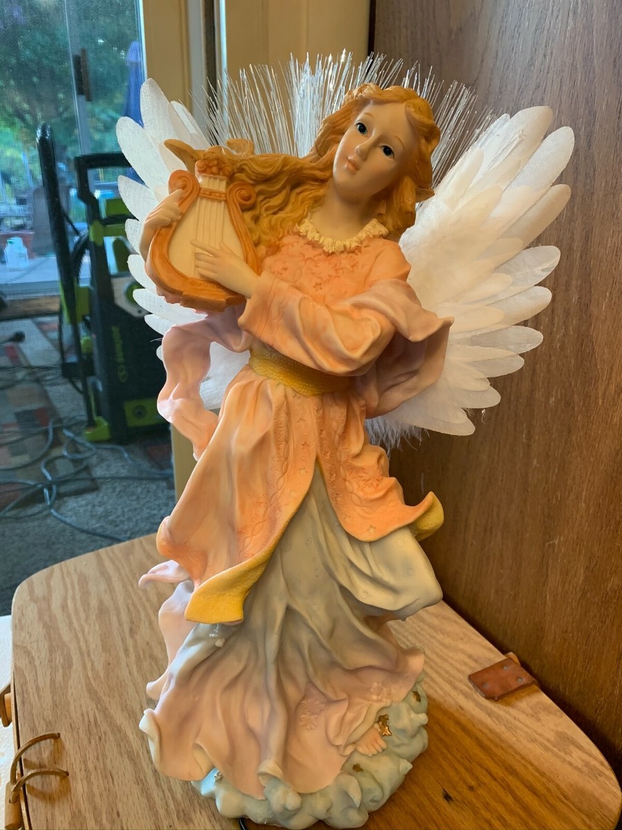 置物 angel Alpine Corporation 19 in. Tall Old World Guardian Angel