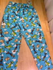New Men  s Disney Toy Story PJ Pants with Woody,Ham  Rex  CUTE 