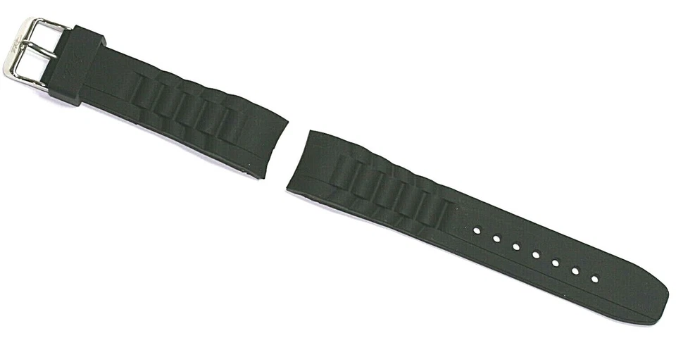 REPUESTO ZRC DE ALTA CALIDAD PARA RELOJ DE HIELO BANDA DE SILICIO EXTREMOS CURVOS 17MM O 20MM Foto 2 de 4