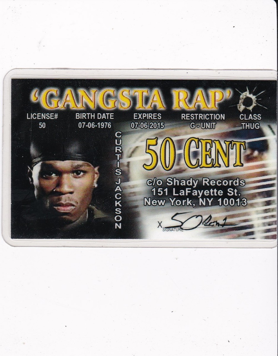 ネットショップジョージ RAPPER of NEW YORK CITY NY Drivers License card | eBay