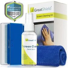 Screen Cleaning Kit Cleaner Spray Brush Microfiber Cloth Wipe Phone TV Camera