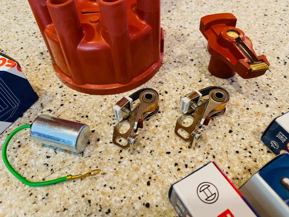 KIT DE PUESTA A PUNTO DE ENCENDIDO MERCEDES BENZ W100 600 W109018 300SEL 6,3 L TAPA PUNTOS ROTOR Foto 3 de 4