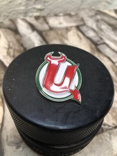 Classic AHL Minor League UTICA DEVILS Comets New Jersey Hockey LOGO Lapel Pin