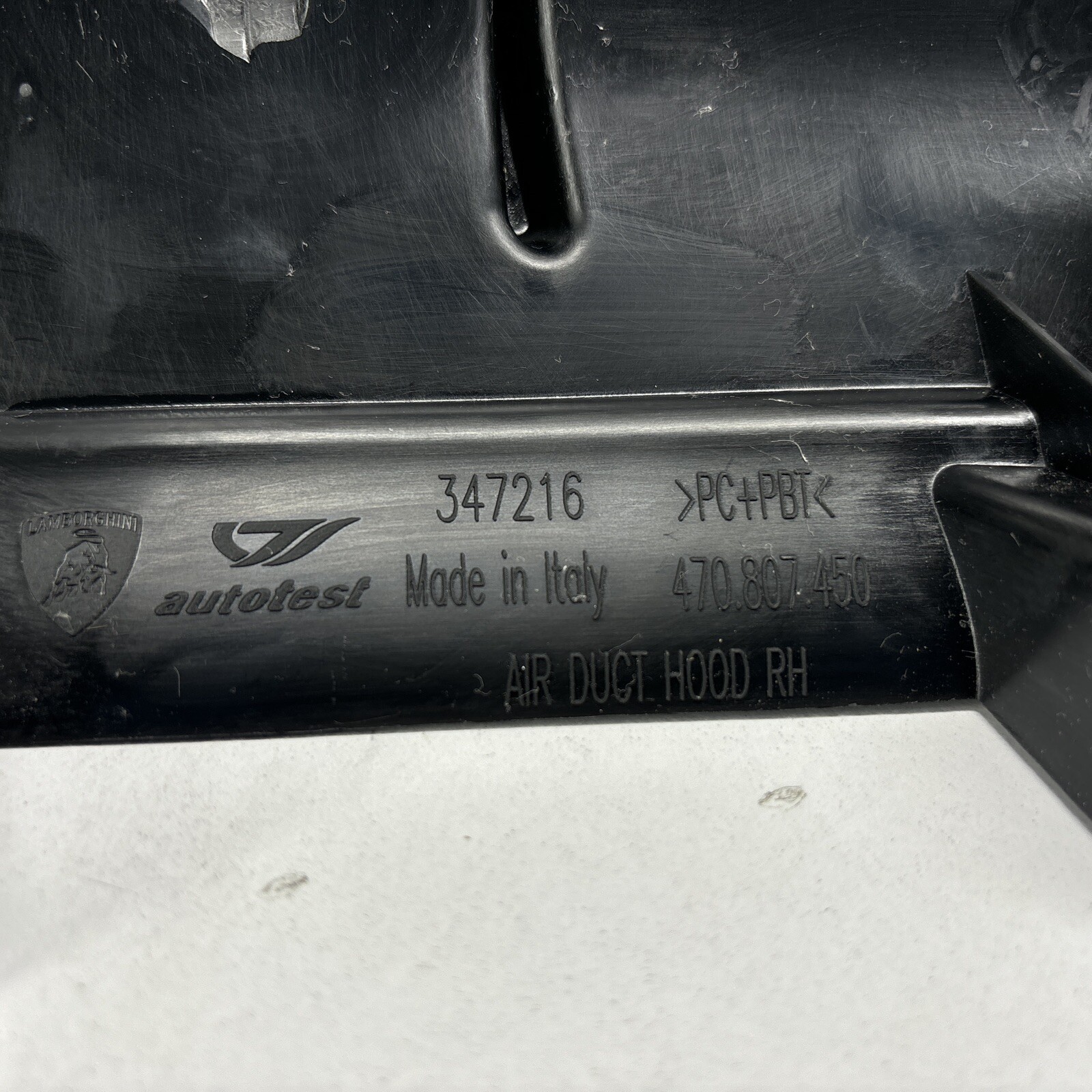 2019 LAMBORGHINI AVENTADOR LP770 AIR DUCK HOOD OEM