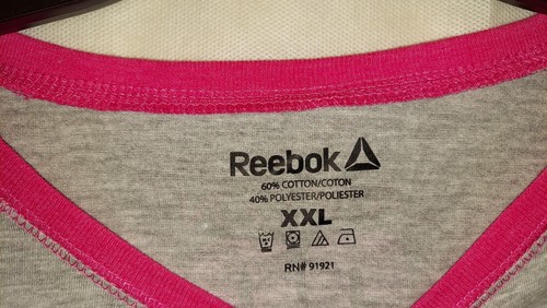 Reebok Damen Brustkrebs Band Langarm T-Shirt "Earn Your Avon 39" NEU - Bild 3 von 8