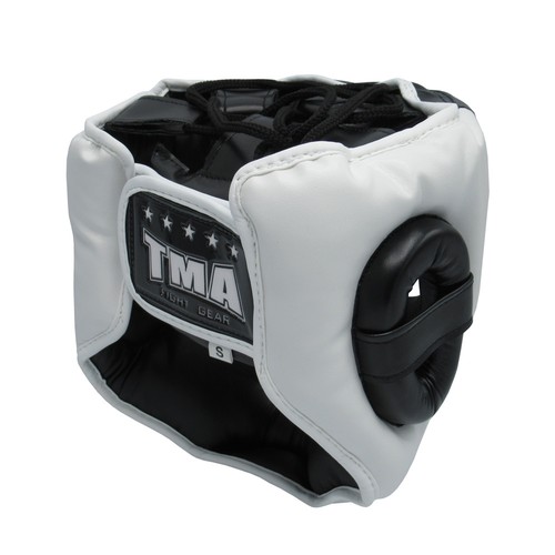 TMA Training Head Guard Helmet Boxing MMA Martial Arts Kick Gear Face Protector - Picture 3 of 4