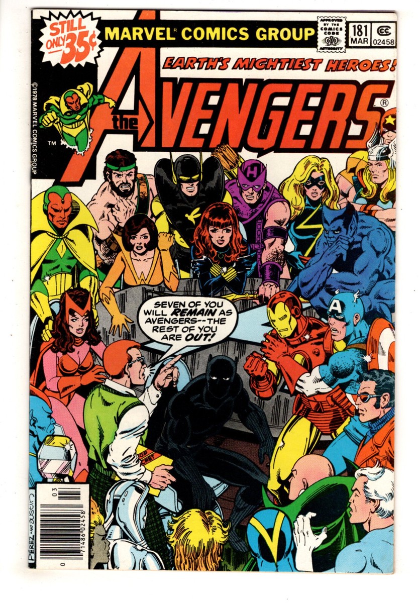 AVENGERS #181 (1979) - GRADE 7.5 - MARVEL 1ST APPEARANCE OF SCOTT