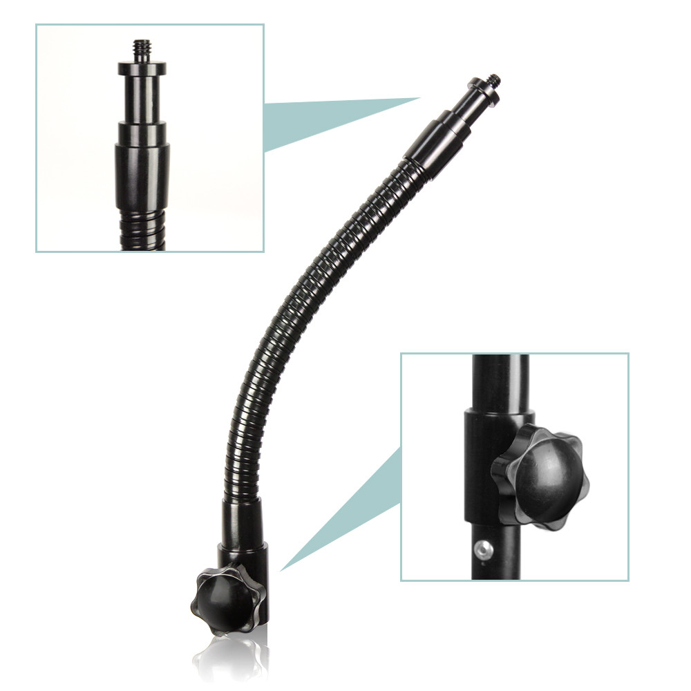 10.5" Camera Mount Flexible Gooseneck Arm Holder Tripod 1/4" Thread for
