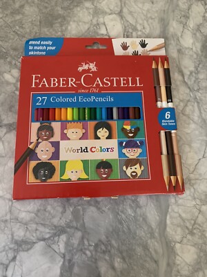 Faber Castell Premium Color Pencils Set of 27 Eco pencils Skin Tones Blendable