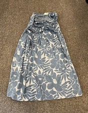 GAP Women's Floral Chambray Spaghetti Strap Sleeveless Midi Dress Size M NWT NEW