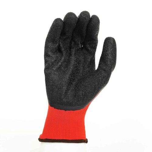 3 Pairs Nitrile Rubber Palm Coated Work Gloves Polyurethane Nylon Shell - Size 9 - Picture 3 of 4