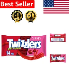 Deliciously Tasty PULL 'N' PEEL Cherry Licorice in 14 oz Bag - Shareable Fun