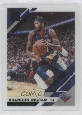 2019-20 Panini Clearly Donruss Green /25 Brandon Ingram #28 xw1