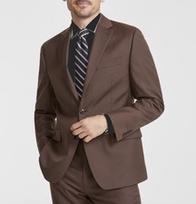 Michael Kors Men's Classic-Fit Wool-Blend Suit Jacket 42 S NEW 450 KIDW1K4Y0403