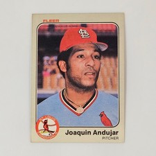 Joaquin Andujar St. Louis Cardinals 1983 Fleer #1
