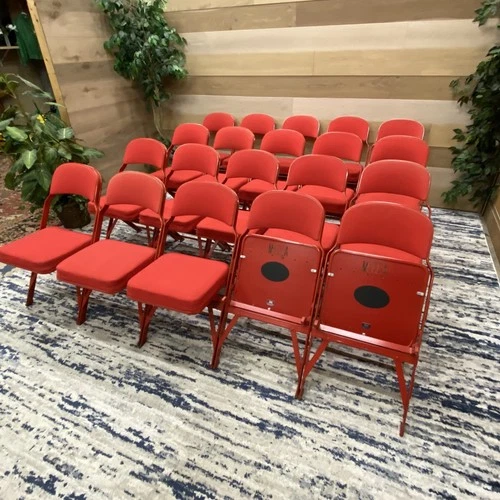 Lot of 20 MECCA Center Arena Stadium Chairs Milwaukee Bucks Marquette Warriors - product listing photo
