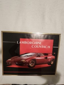 Framed Lamborghini Countach Picture