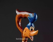 Hand Carved Wooden Walking Stick Walking Cane Handmade For Men Women Best Gift C