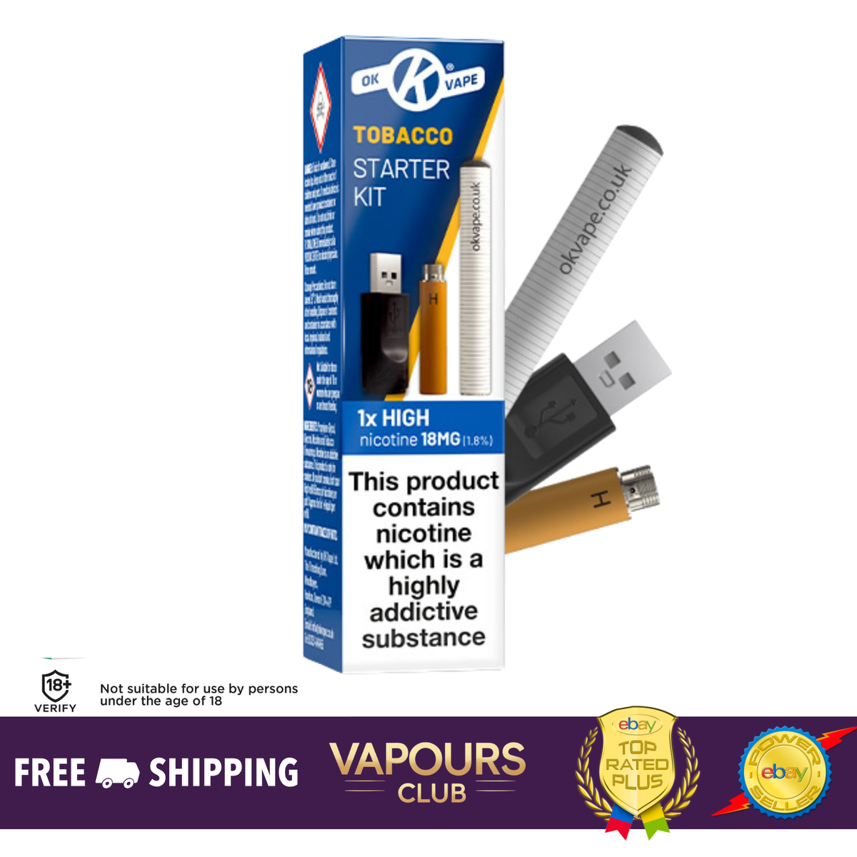 OK Vape Essential Tobacco Starter Kit SAME DAY DISPATCH ! TEN MOTIVES COMPATIBLE | eBay UK OK Vape Essential Tobacco Starter Kit SAME DAY DISPATCH ! TEN MOTIVES COMPATIBLE | eBay UK