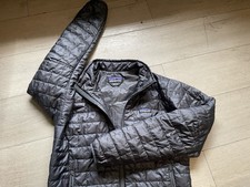 Patagonia Men's Nano Puff Jacket Blue Size M Logo