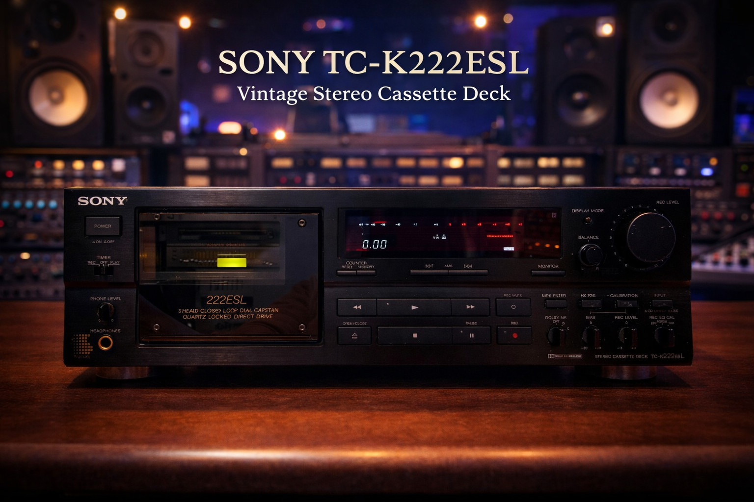 Sony TC-K222ESL vintage audio equipment - eBay listing photo 2