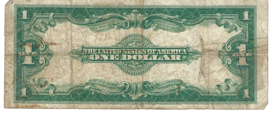 1923 Large Note One-Dollar Silver Certificate - Image 2 of 2