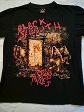Vtg Black Sabbath metal band Mob rules unisex classic shirt QT3201