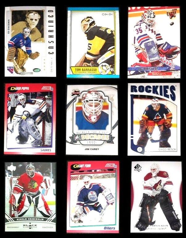 GOALIES 1965-2021 NHL Hockey Goaltender Cards All Brands - Pick