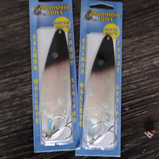 2 Moonshine Lures Magnum  Salmon Trolling Spoons RV Lone DODe