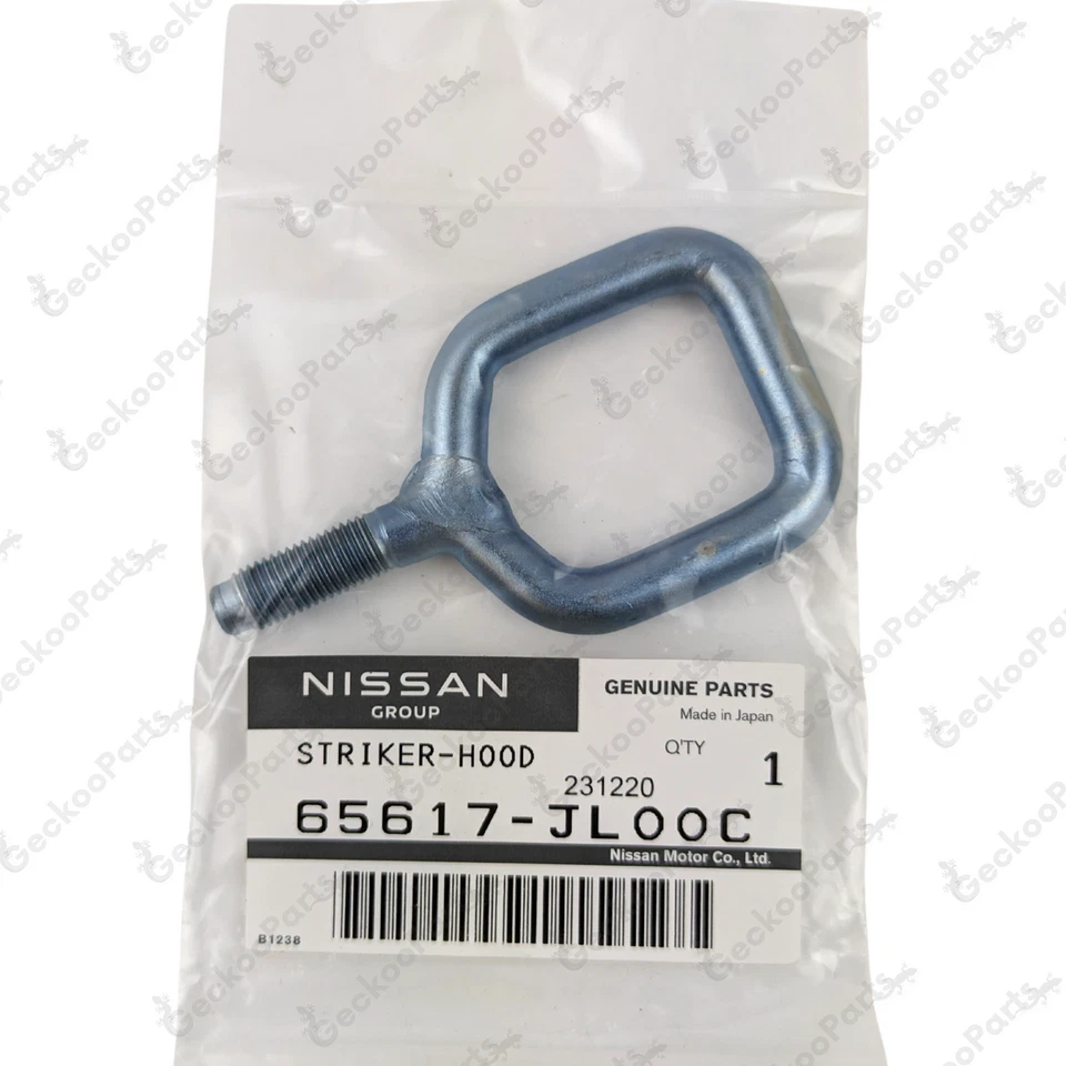 Placa STIker de bloqueo de capó genuino Nissan 370Z Infiniti G37 Q70 65617-JL00C Foto 2 de 4