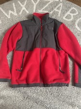 THE NORTH FACE Denali Fleece Full Zip Jacket Red Youth XL Vintage