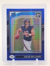 CALEB WILLIAMS 2024 DONRUSS OPTIC RATED ROOKIE BLUE HYPER PRIZM RC Q3797